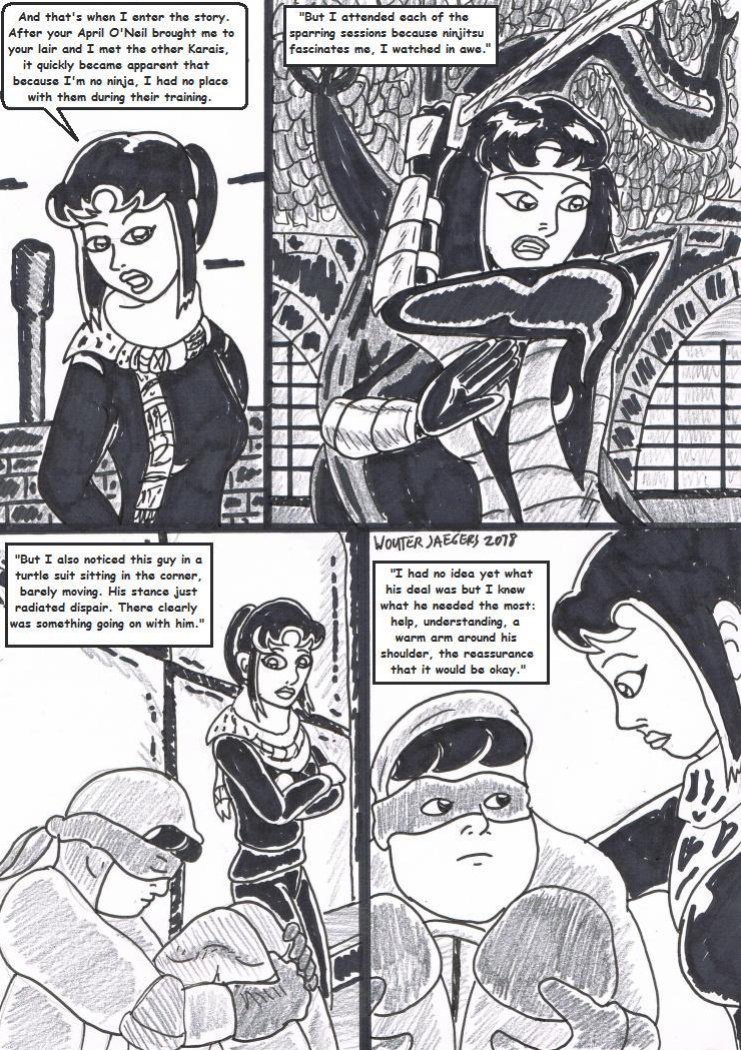 Teenage mutant Ninja Turtles: Karai versus Karai.