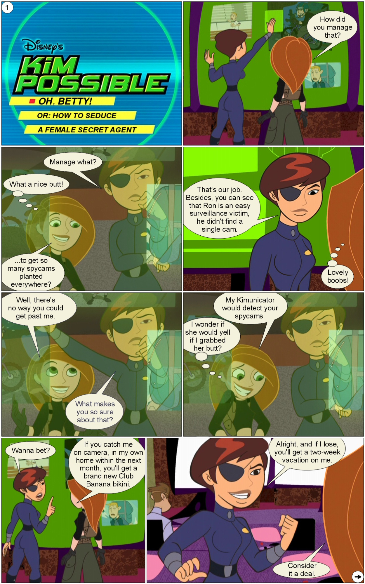 [Gagala] Oh, Betty! - Or: How to Seduce a Female Secret Agent