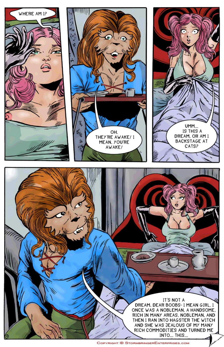 (The Erotic Adventures of Candice) ch02. Lion His Way Into Her Panties