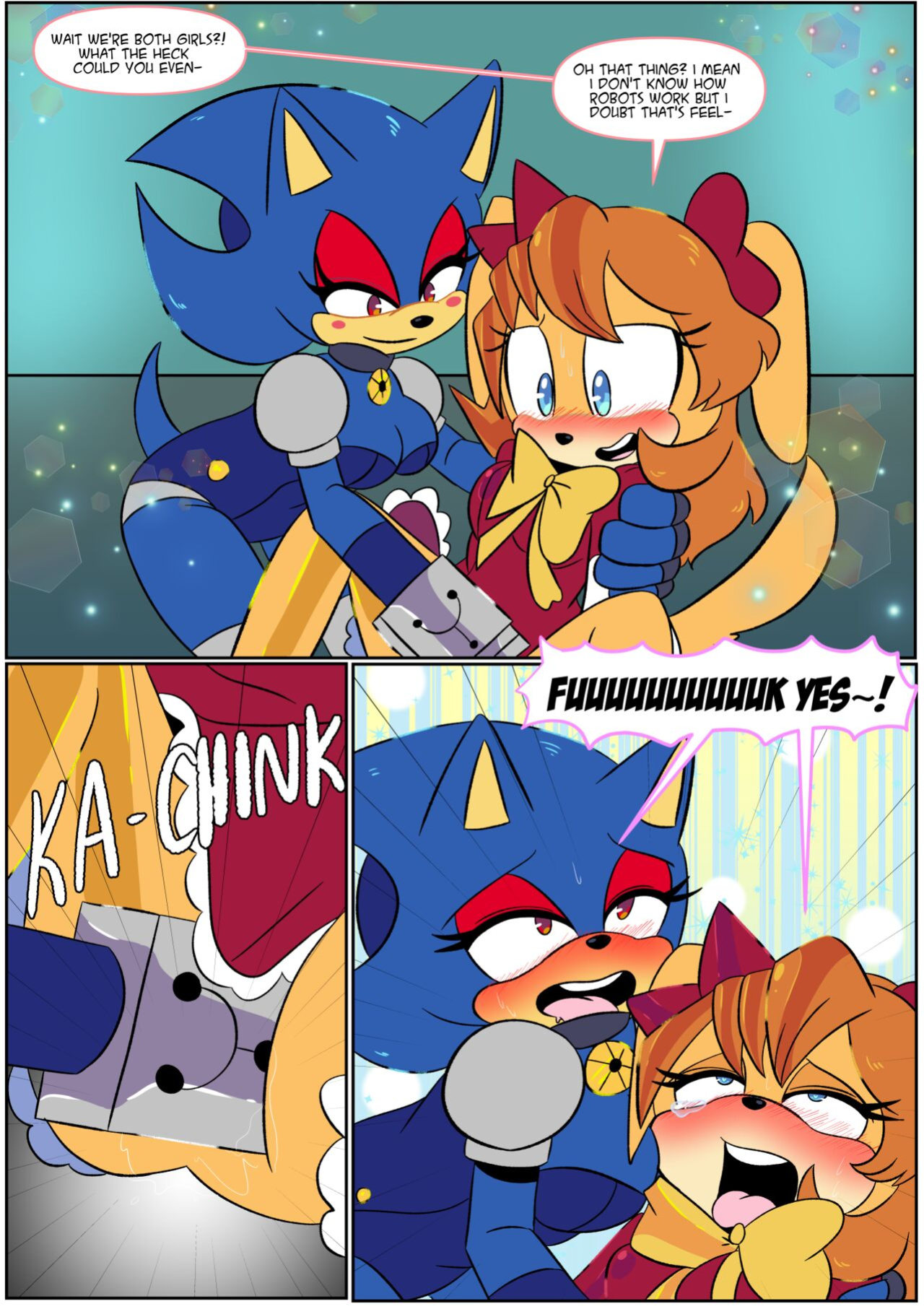 [FluffyTG] Gotta Girl Fast #4: Metal Sonic