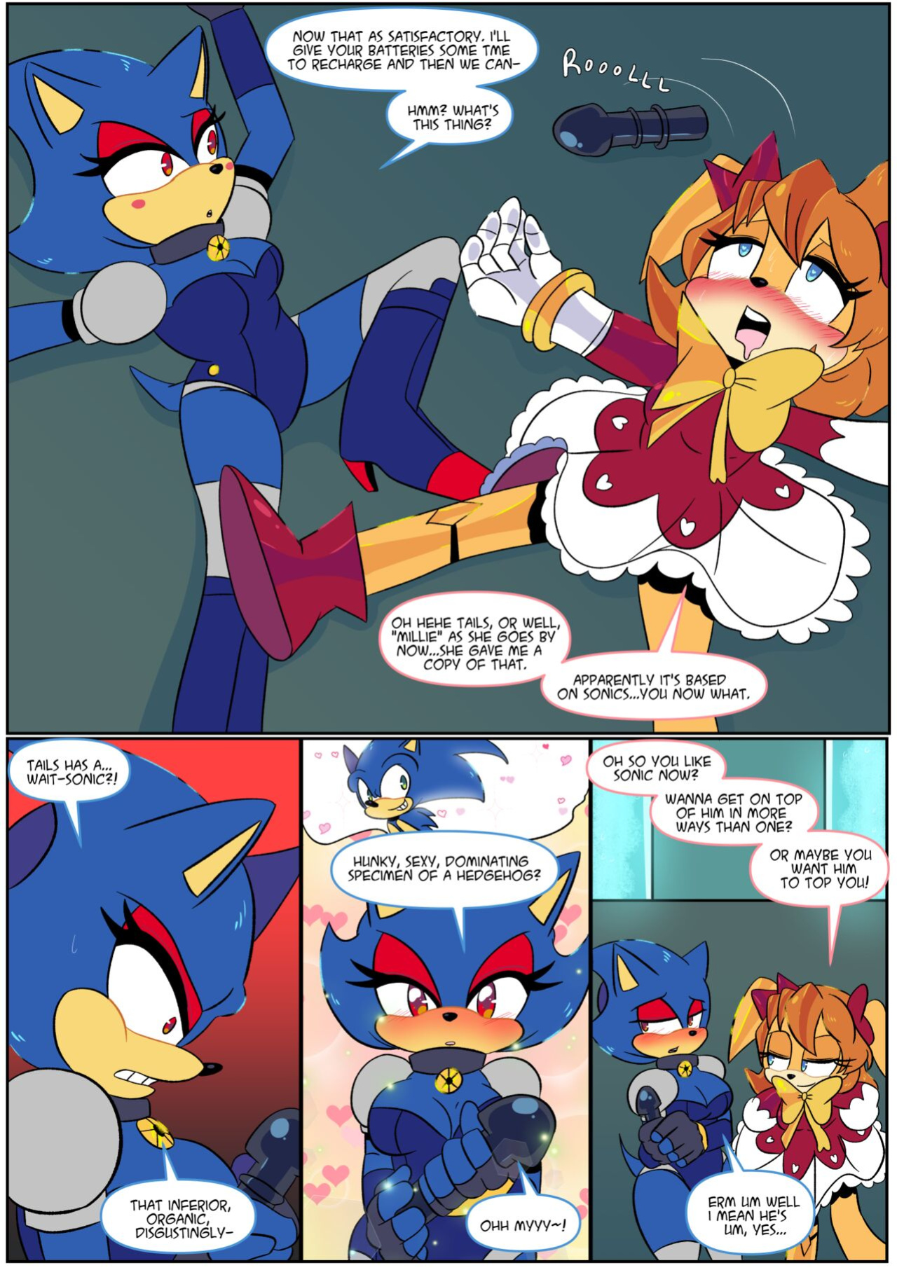 [FluffyTG] Gotta Girl Fast #4: Metal Sonic