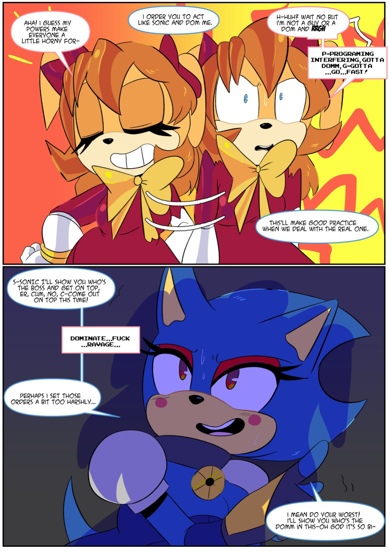 [FluffyTG] Gotta Girl Fast #4: Metal Sonic