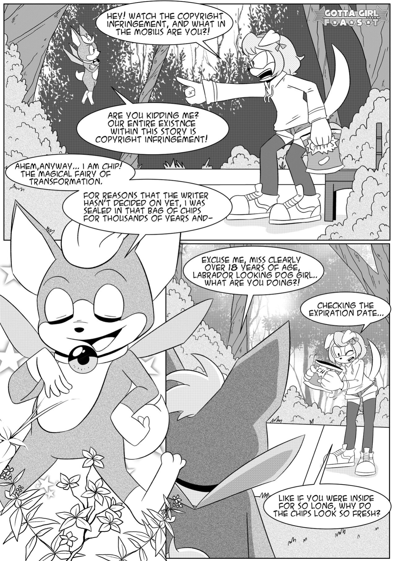 [FluffyTG] Gotta Girl Fast #2: Origin