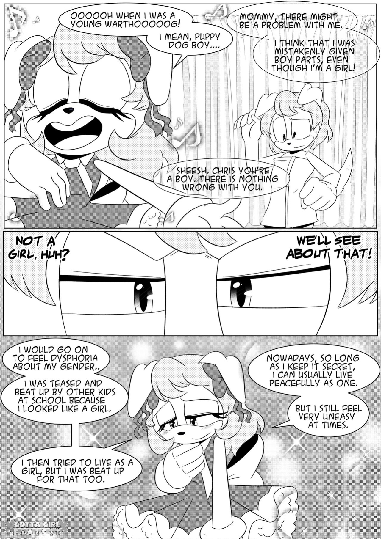 [FluffyTG] Gotta Girl Fast #2: Origin