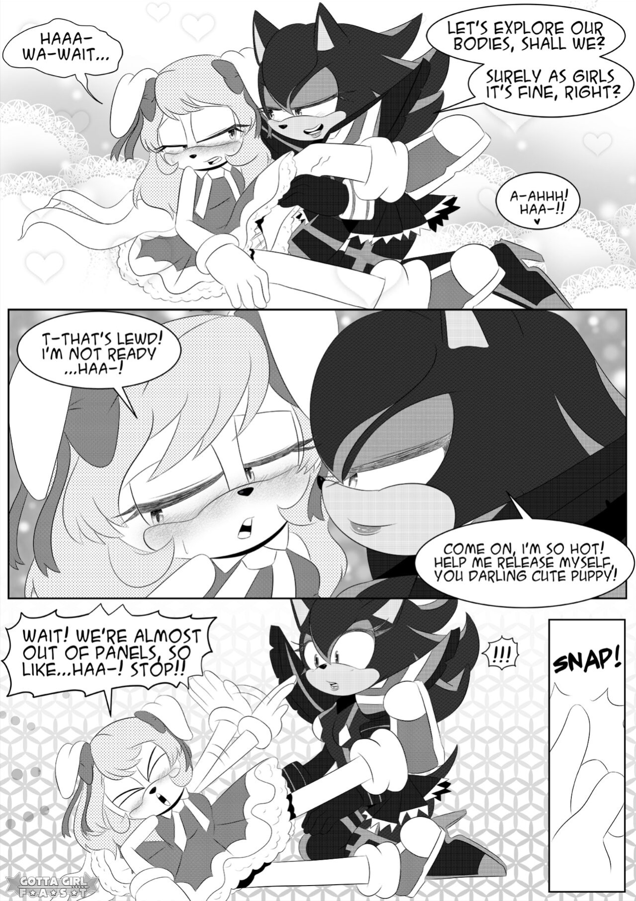 [FLuffyTG] Gotta Girl Fast #1: Shadow