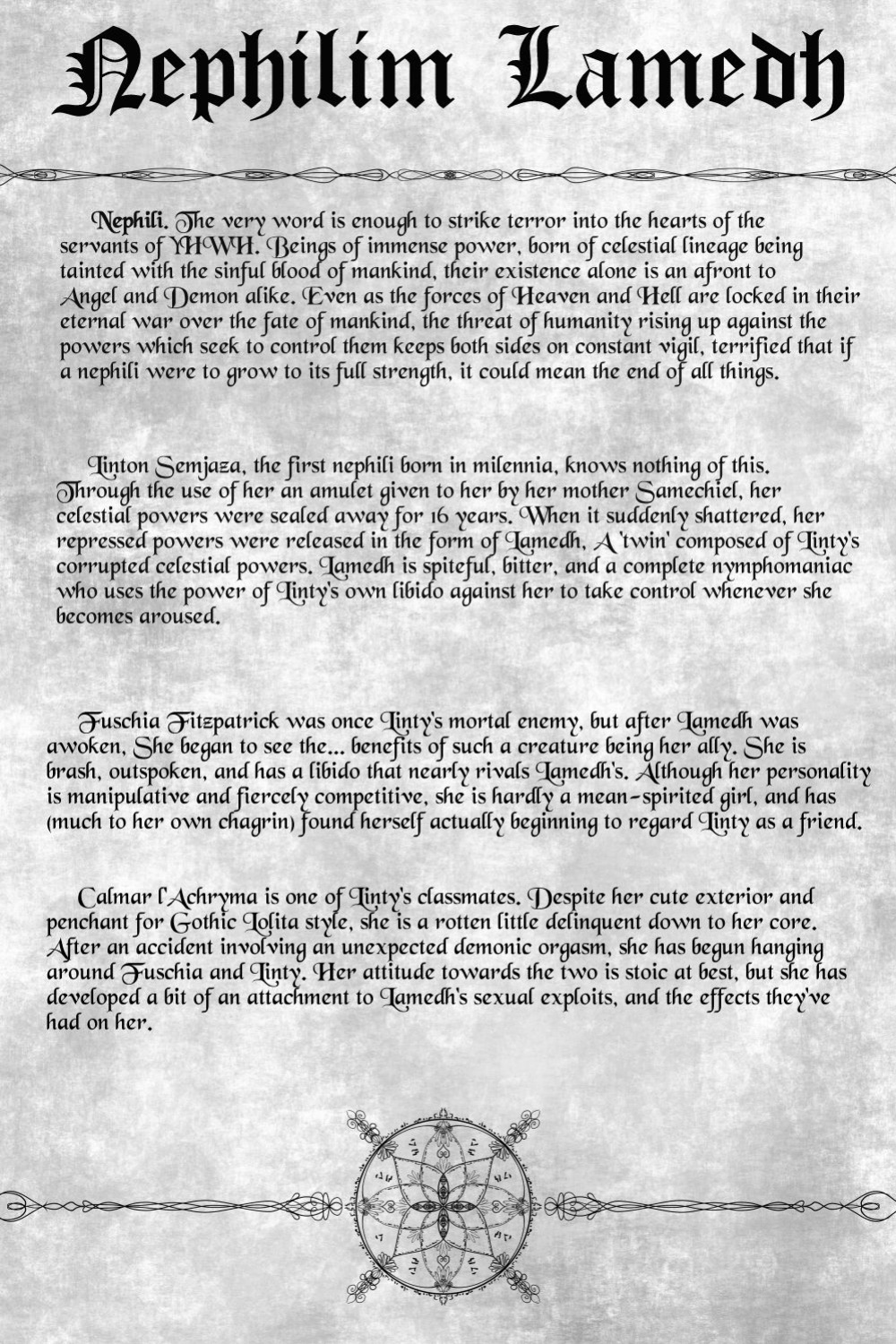 [Linty, Bakuhaku] Nephilim Lamedh #3 act 2 (fan-made tribute)