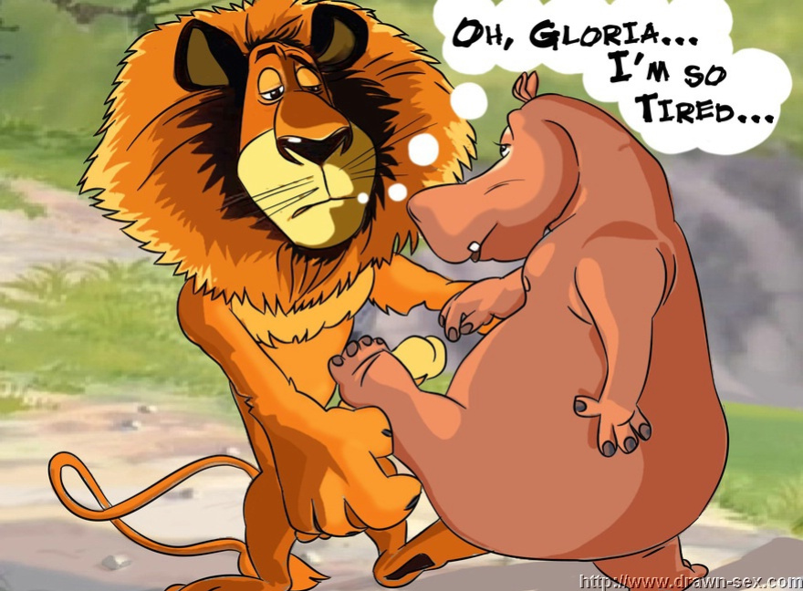MADAGASCAR & THE KING LEON DRAWN SEX