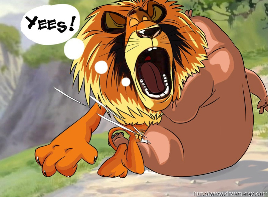 MADAGASCAR & THE KING LEON DRAWN SEX