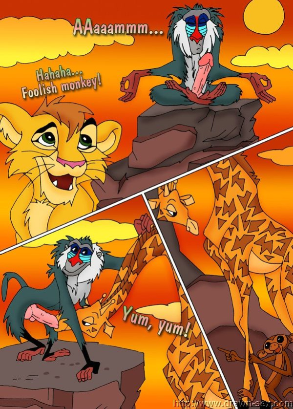 MADAGASCAR & THE KING LEON DRAWN SEX