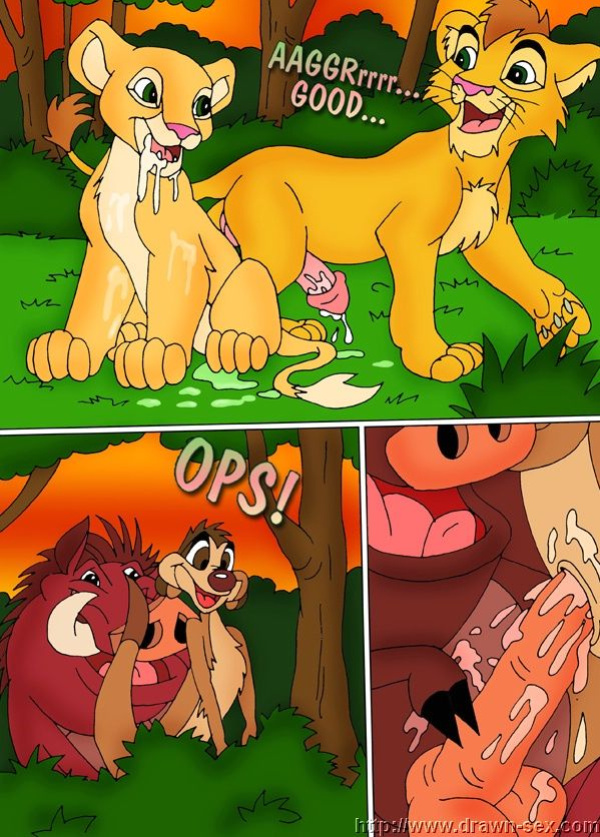 MADAGASCAR & THE KING LEON DRAWN SEX