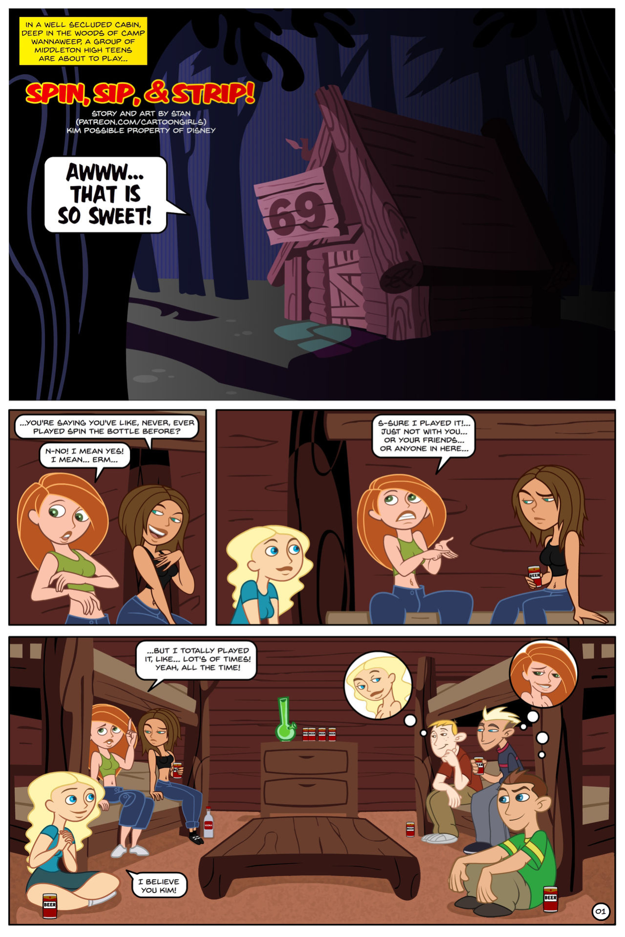 Kim Possible Spin, Sip & Strip!