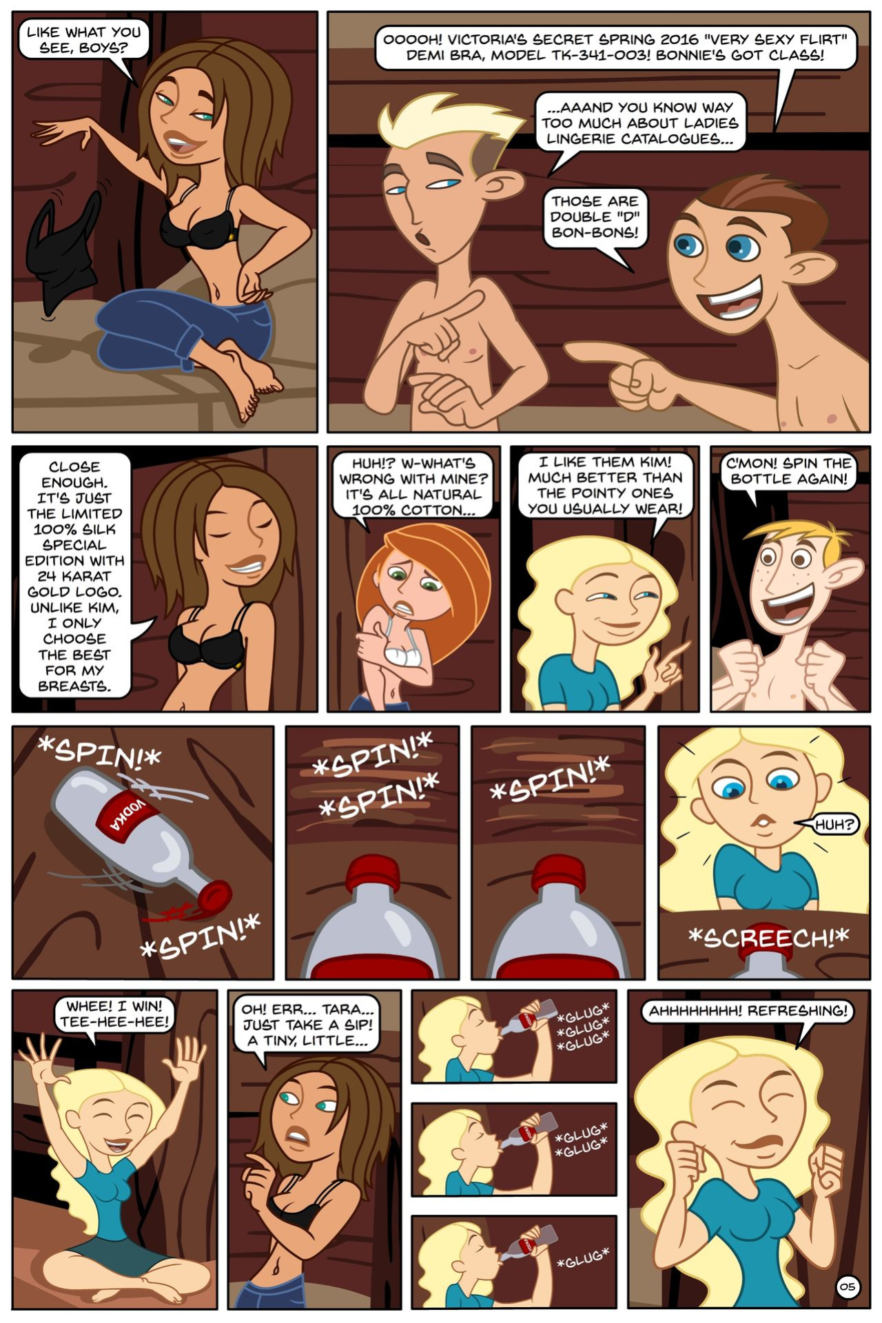 Kim Possible Spin, Sip & Strip!