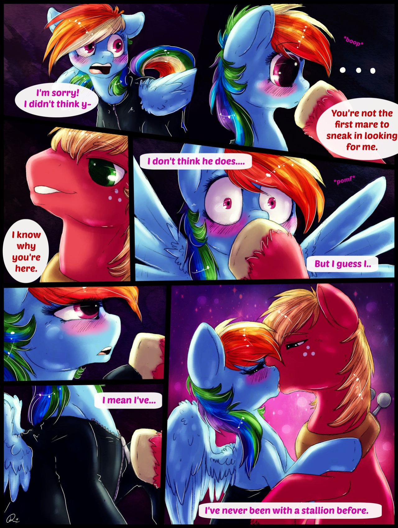 [Dimwitdog] Over a Barrel [Full color, Sketches, Flats]