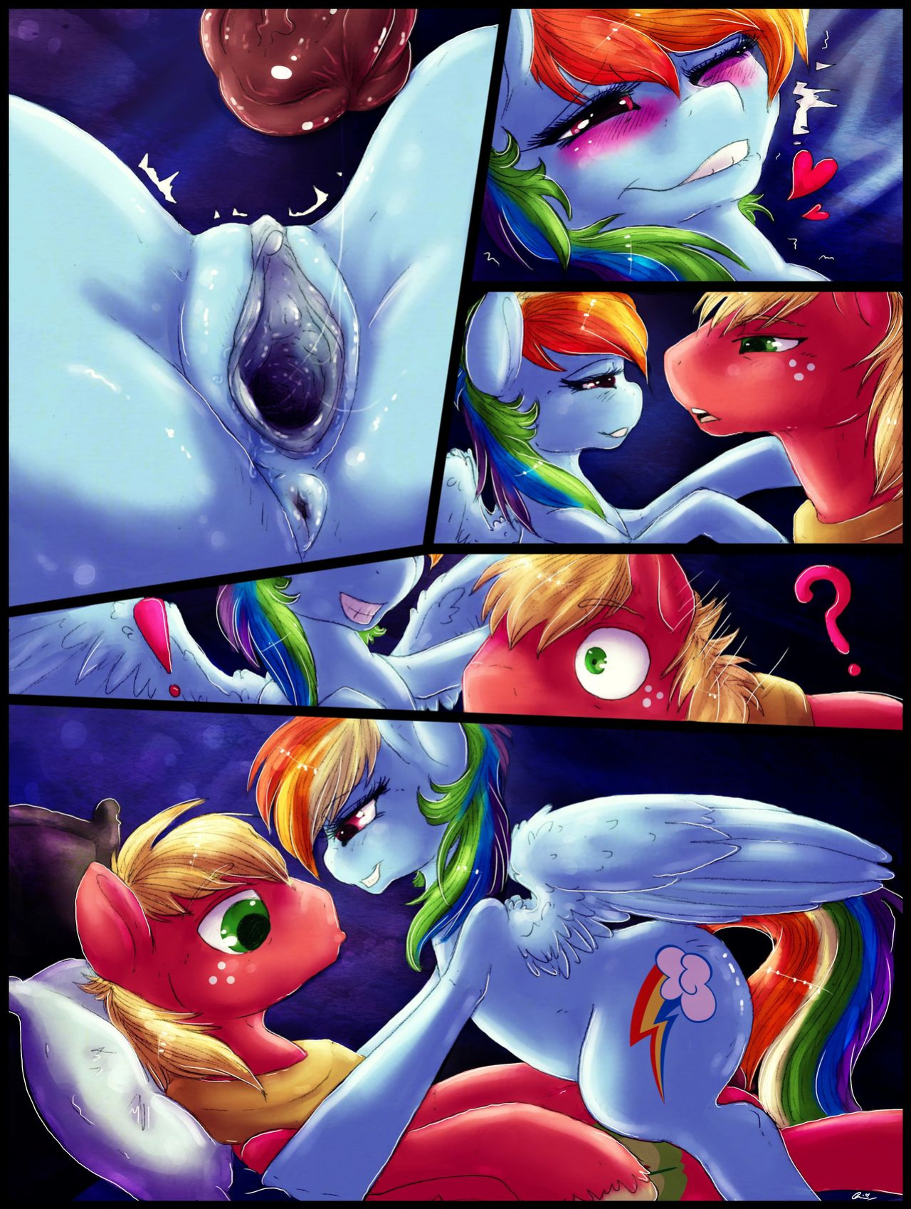[Dimwitdog] Over a Barrel [Full color, Sketches, Flats]
