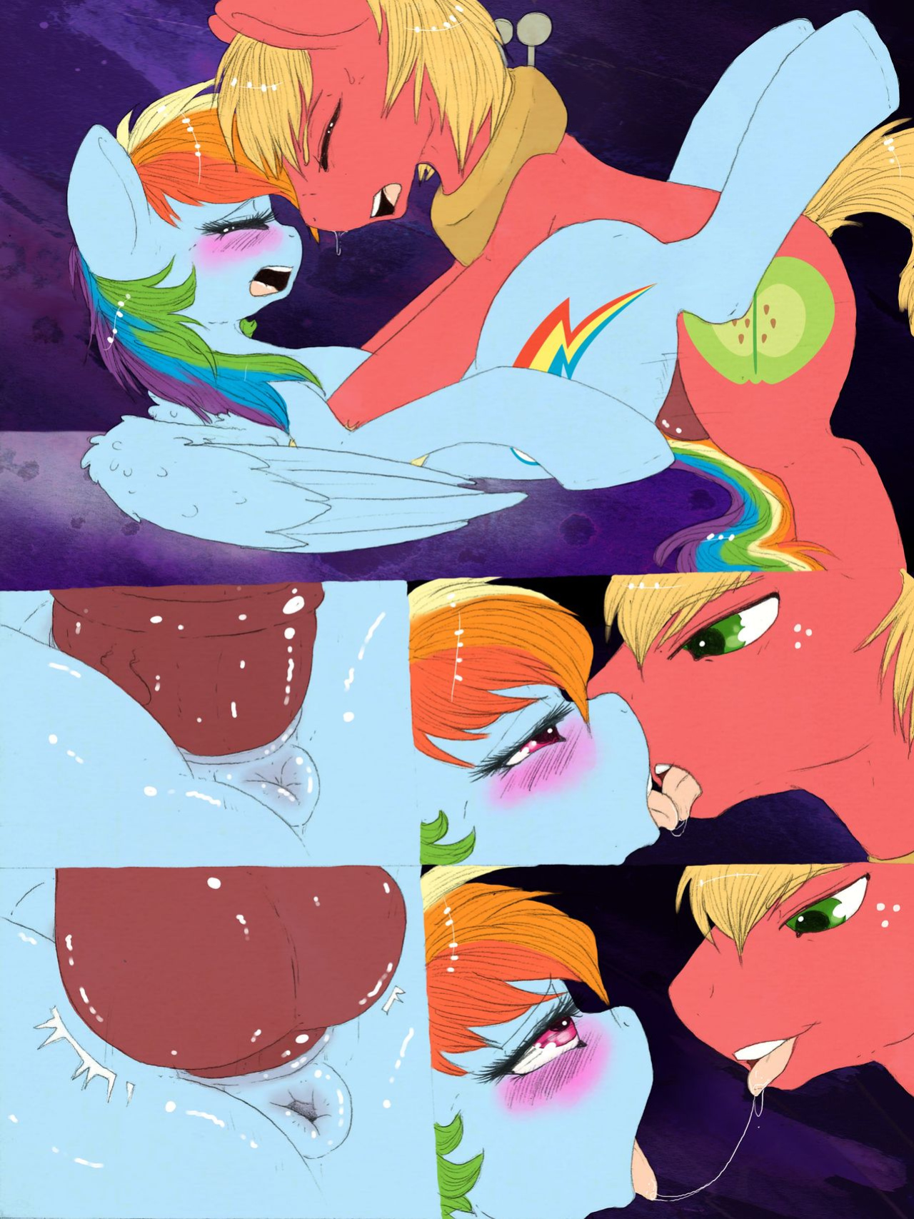 [Dimwitdog] Over a Barrel [Full color, Sketches, Flats]