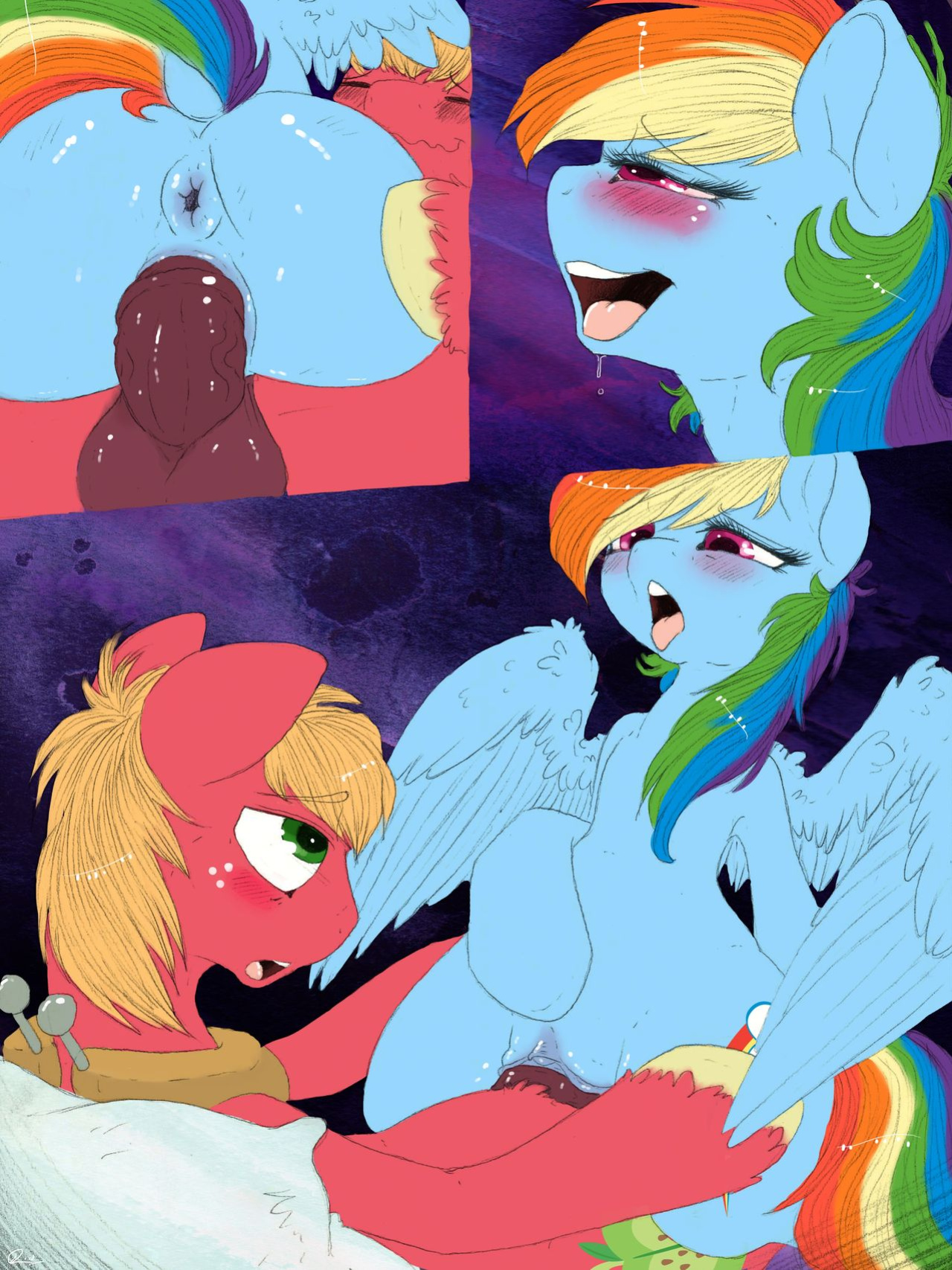 [Dimwitdog] Over a Barrel [Full color, Sketches, Flats]