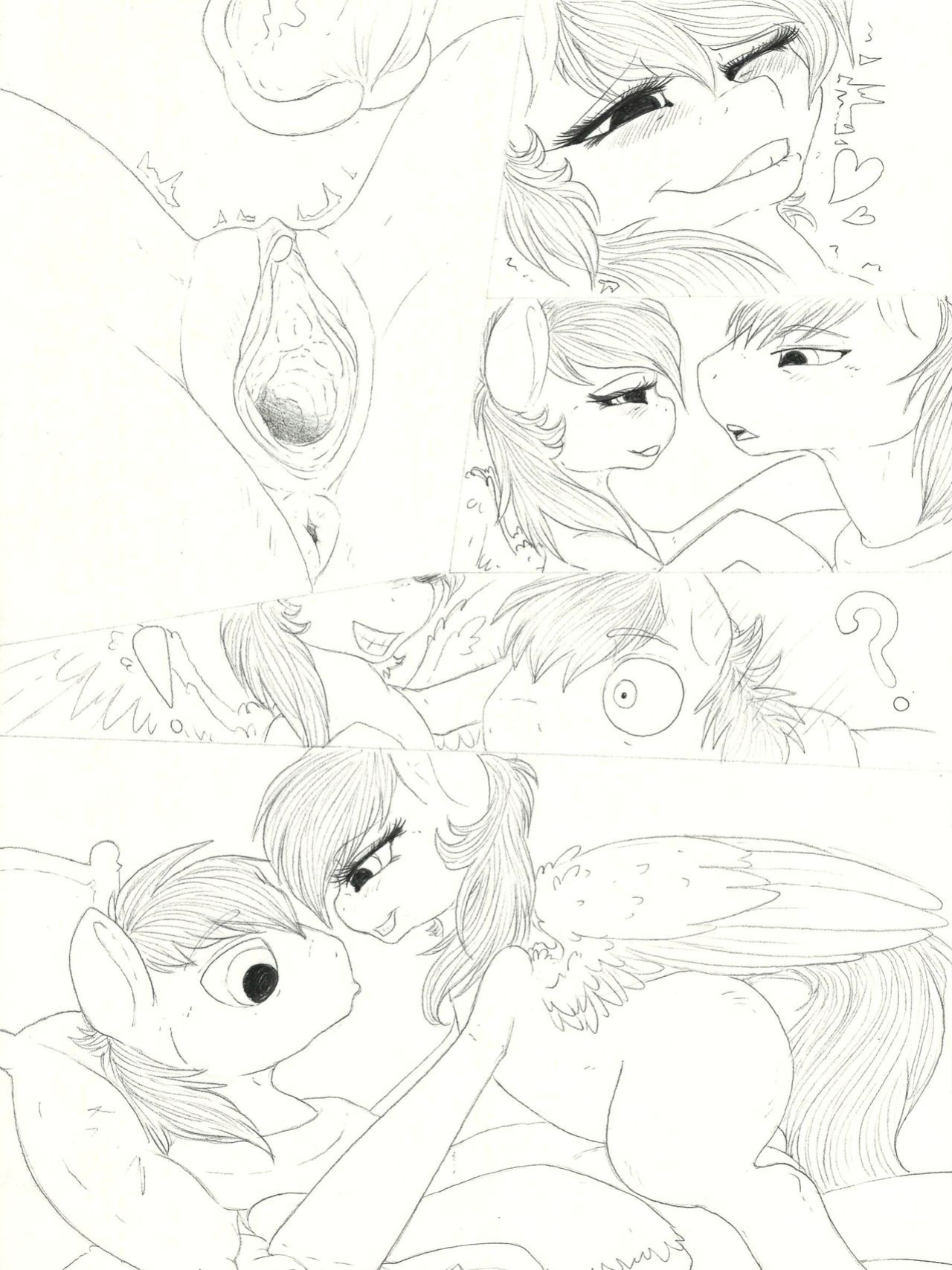 [Dimwitdog] Over a Barrel [Full color, Sketches, Flats]