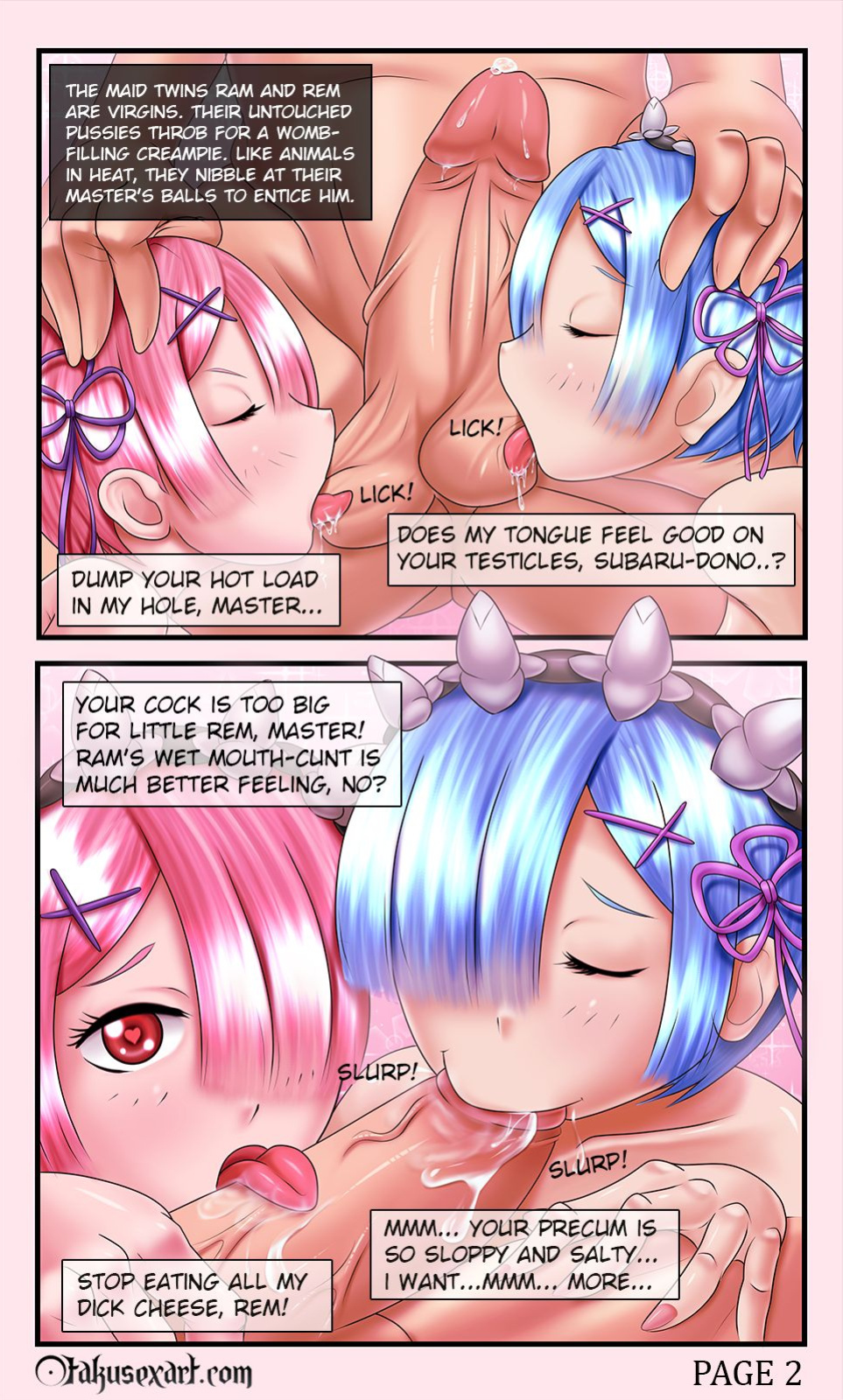 [JBerserk] Cumslut Maids (Re:Zero kara Hajimeru Isekai Seikatsu)