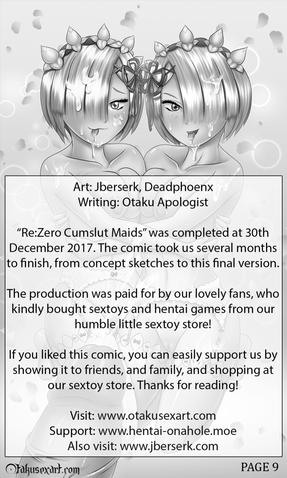 [JBerserk] Cumslut Maids (Re:Zero kara Hajimeru Isekai Seikatsu)