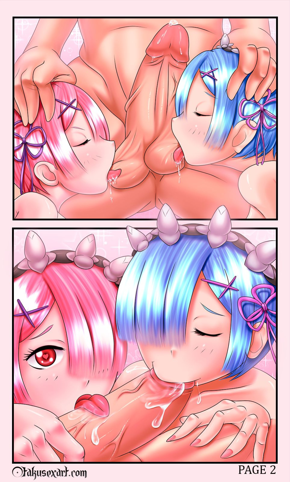 [JBerserk] Cumslut Maids (Re:Zero kara Hajimeru Isekai Seikatsu)