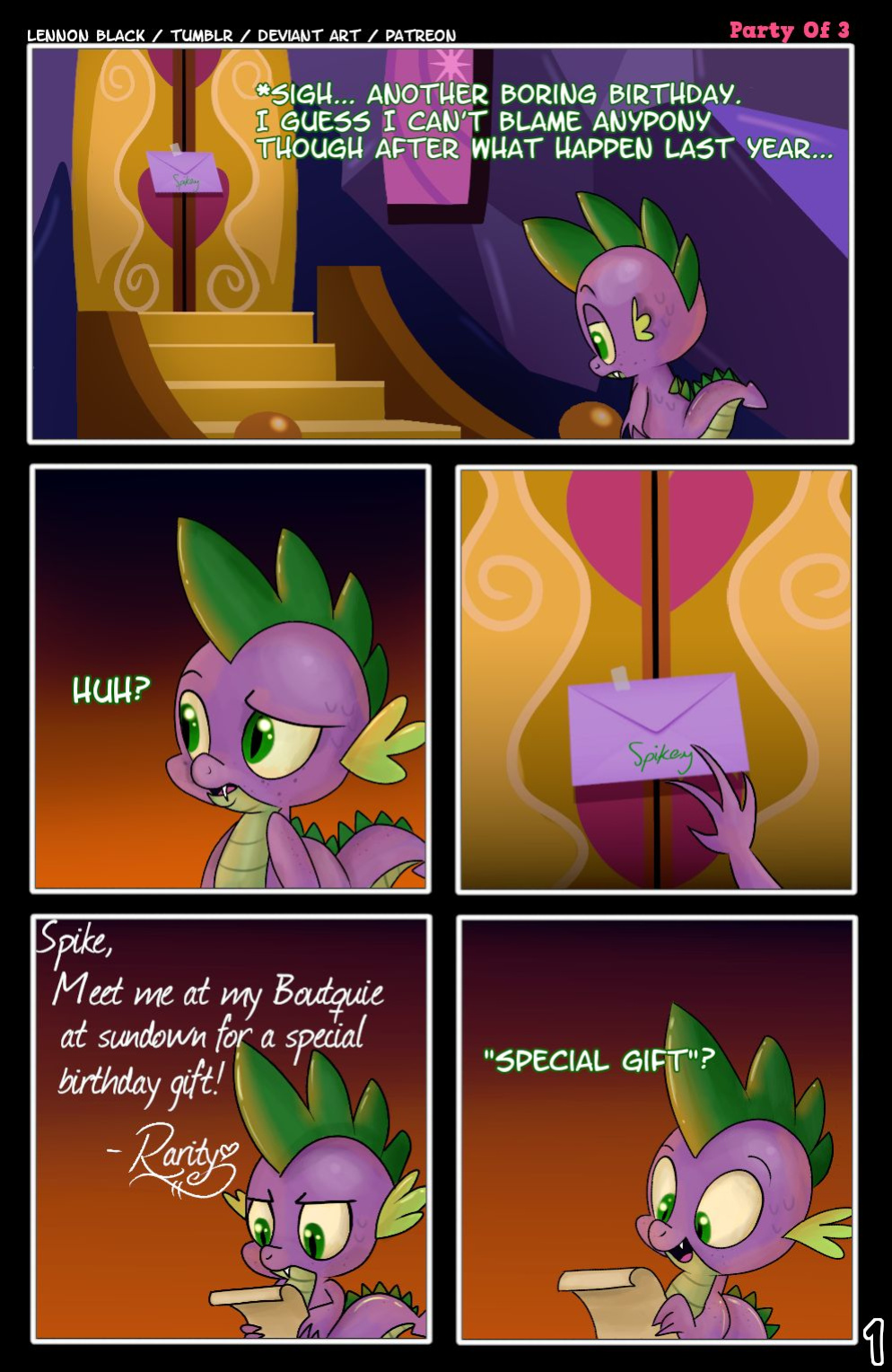 [Lennon Black] Party of 3 (My Little Pony: Friendship is Magic)