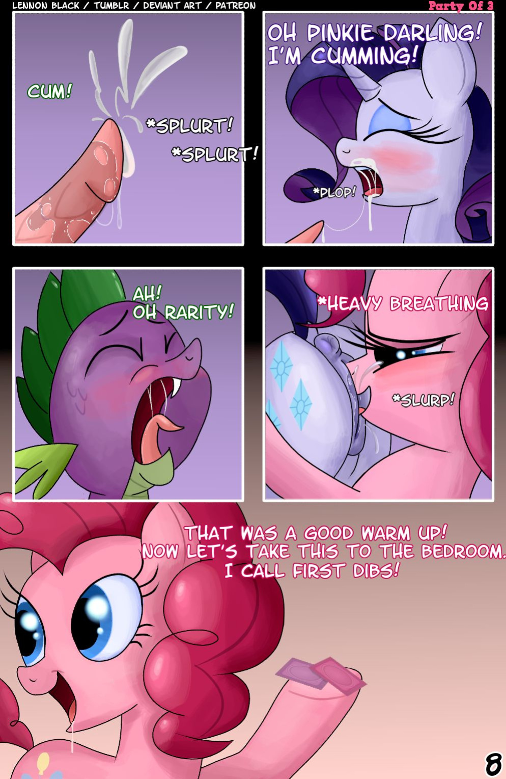 [Lennon Black] Party of 3 (My Little Pony: Friendship is Magic)