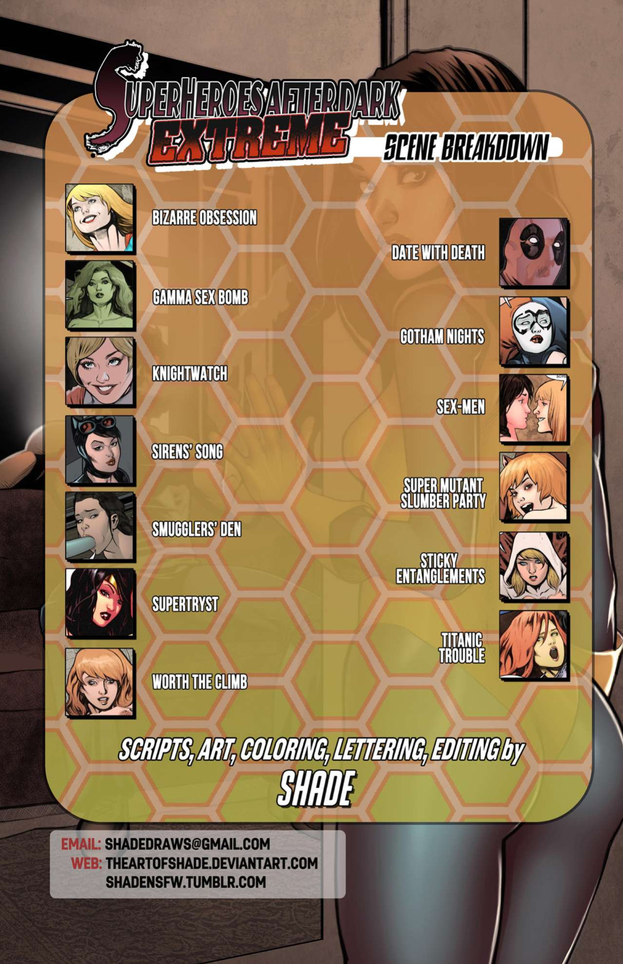 (Shade) Superheroes After Dark Extreme