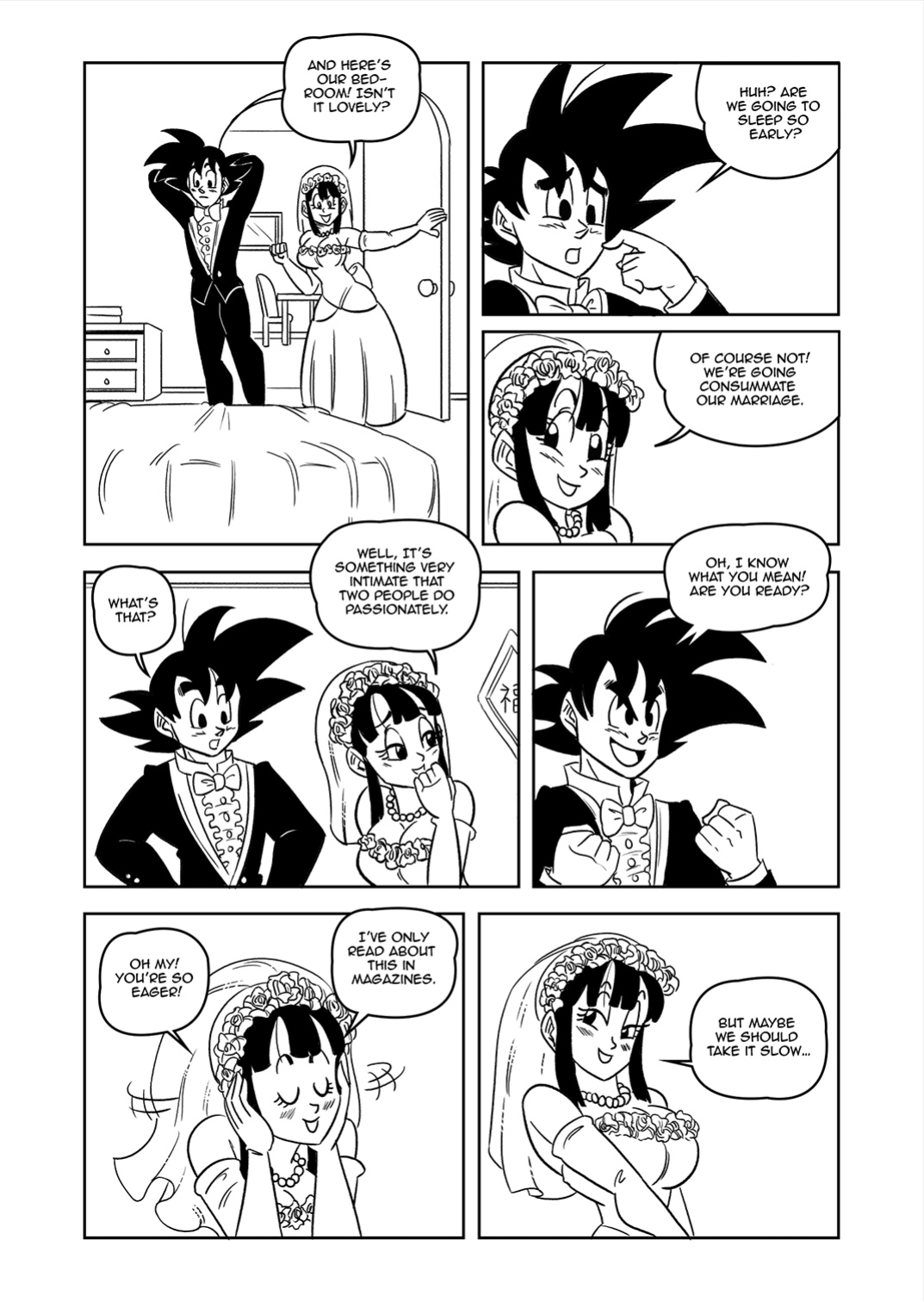 [Funsexydragonball] Wedding Night (Dragon Ball)