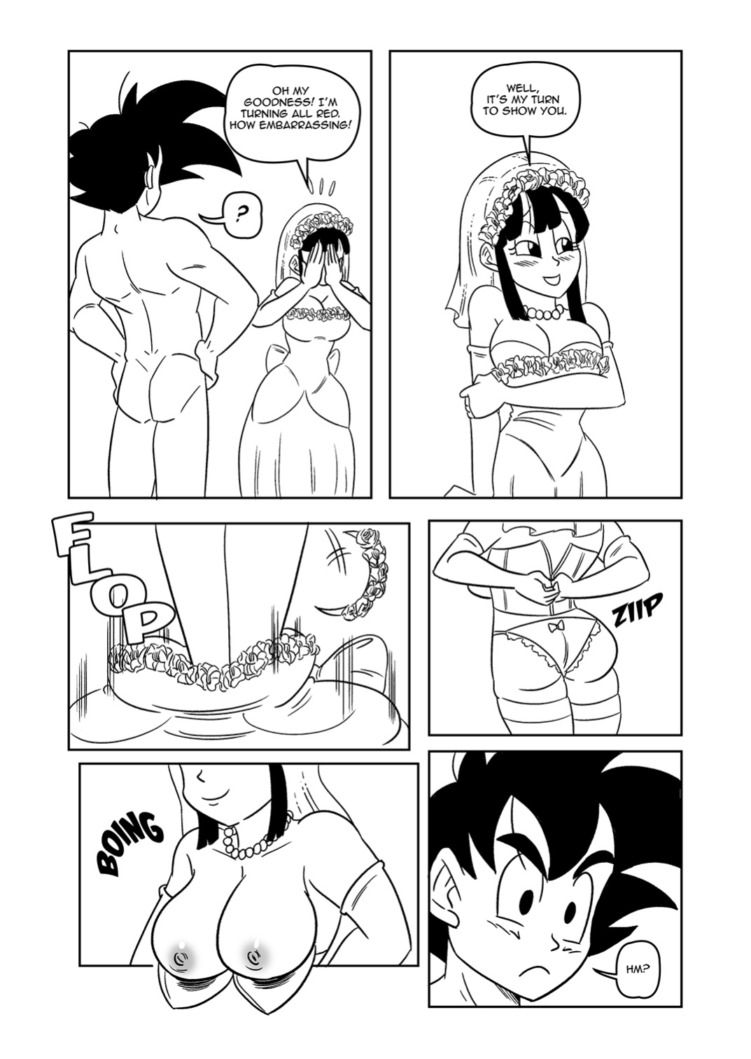 [Funsexydragonball] Wedding Night (Dragon Ball)