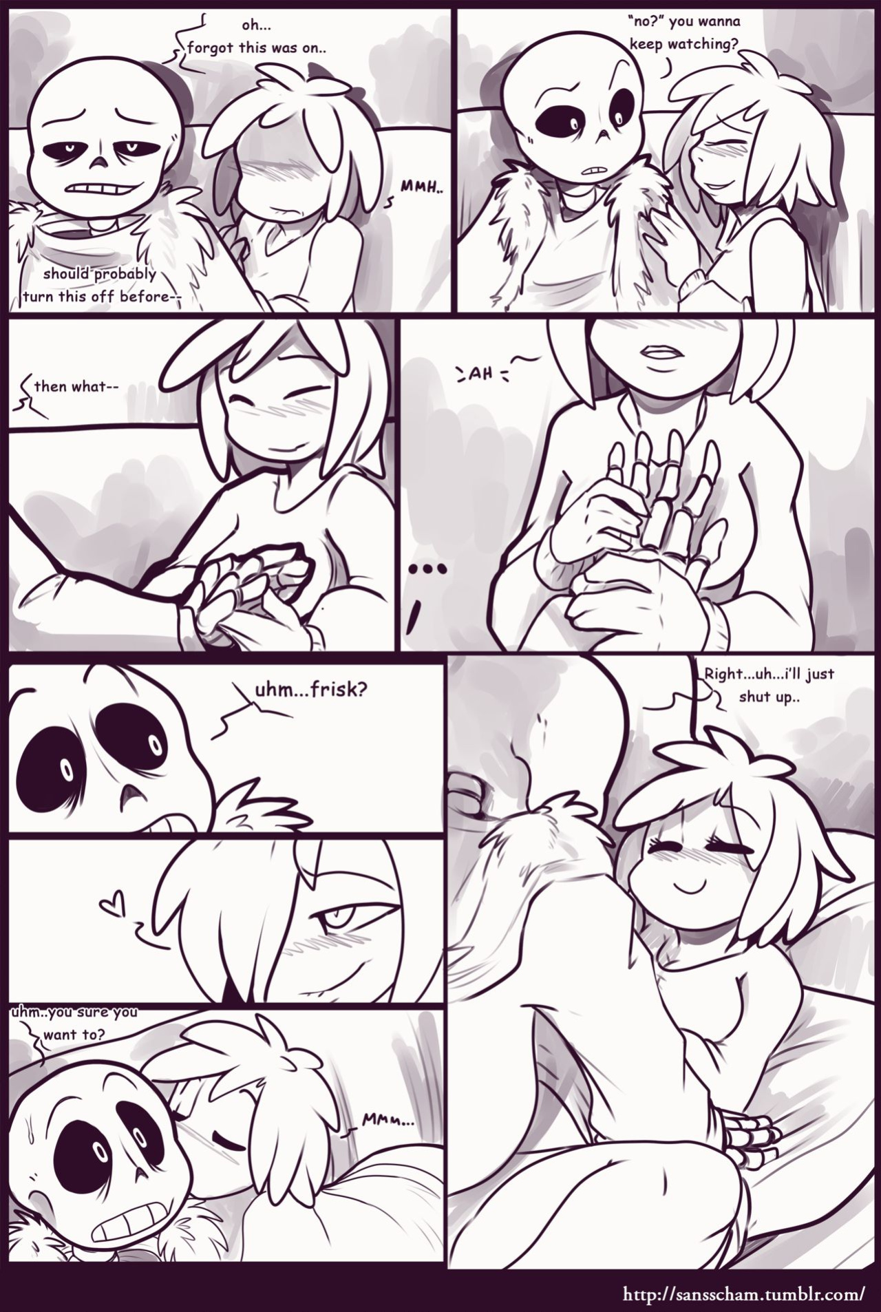 [Kayla-Na] Movie Night (Undertale)