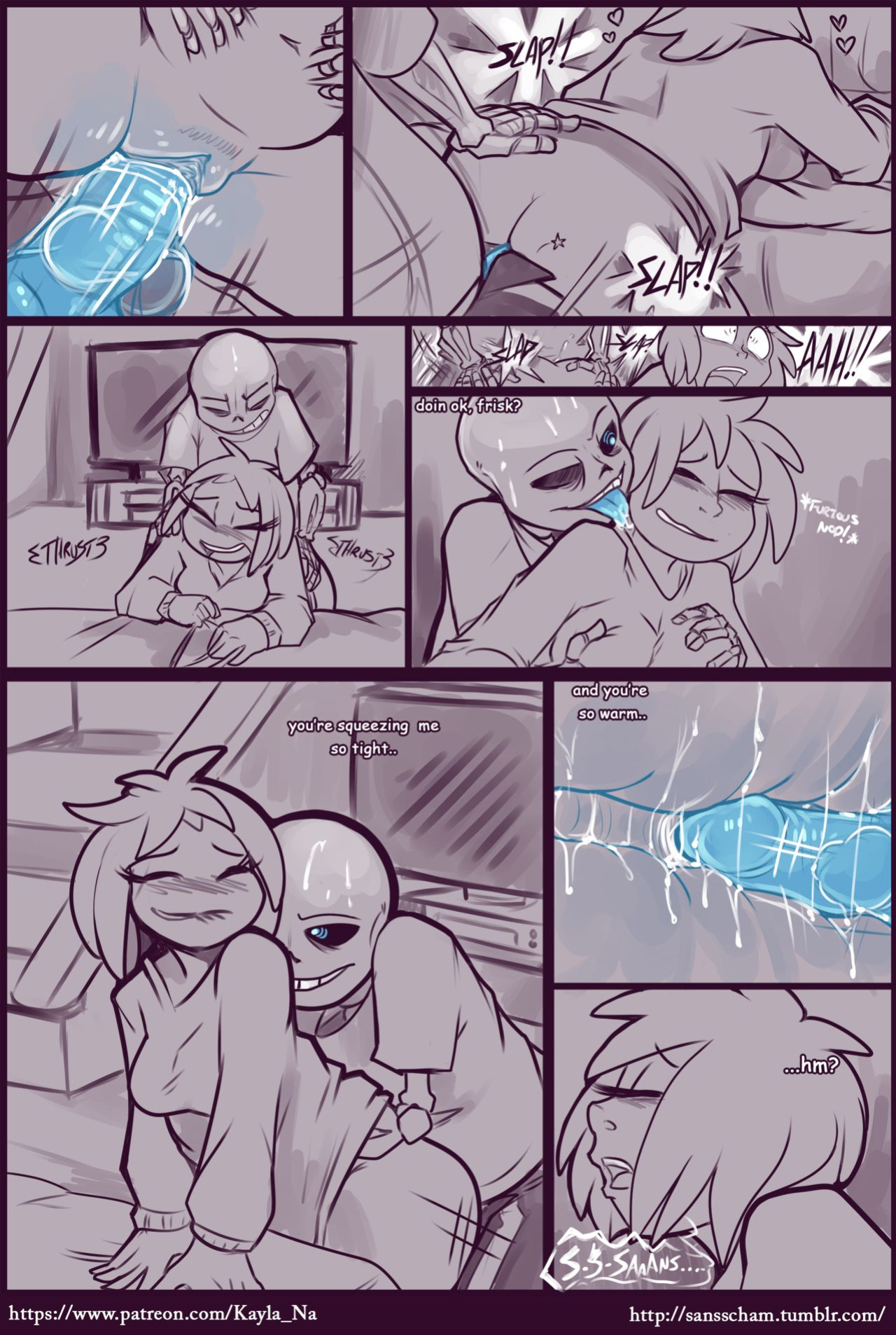 [Kayla-Na] Movie Night (Undertale)