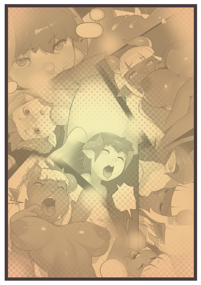 [Norasuko] Locking Horns_original sketches.