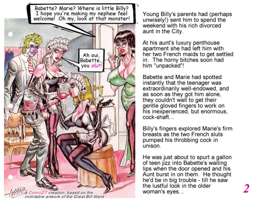 Bill Ward Cartoon Story (Modified) [Captions]