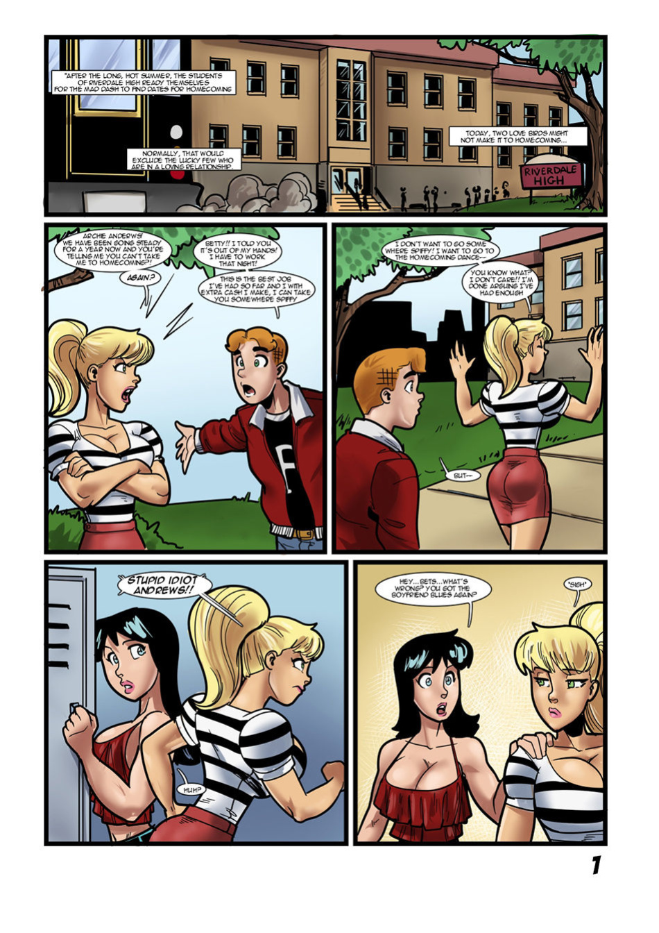 [Kennycomix] Betty and Veronica in Once You Go Black