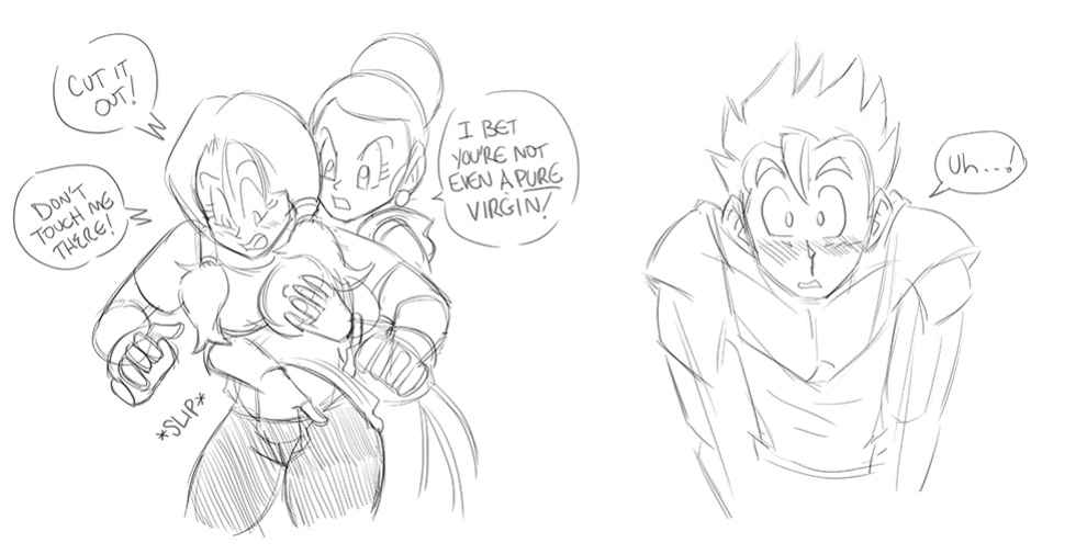 [Funsexydragonball] Videl meets Chichi (Dragon Ball Z)