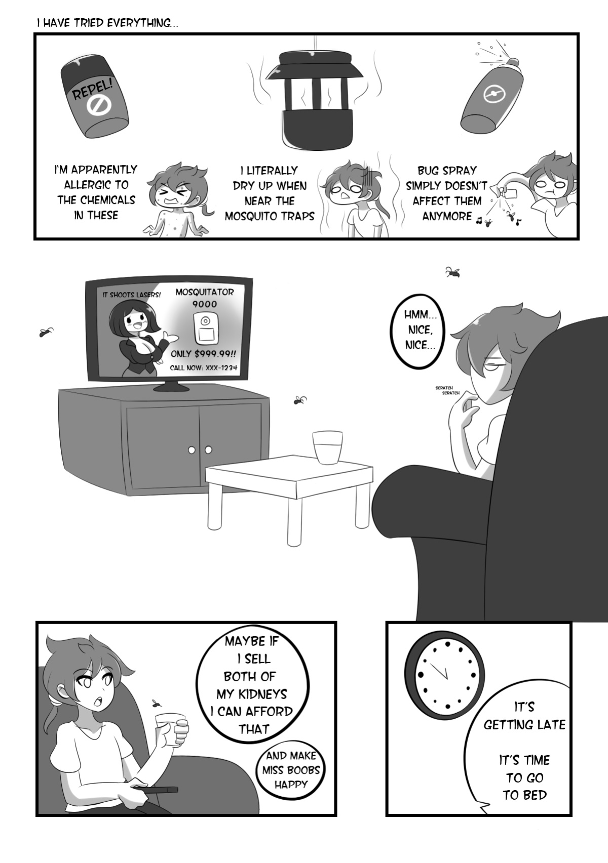 [Jcdr] What to do when a mosquito invades your bed?