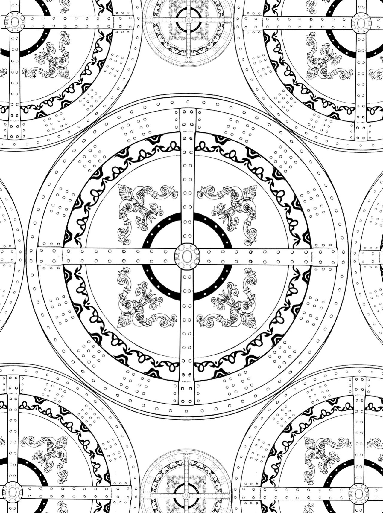 Grimm Fairy Tales Adult Coloring Book