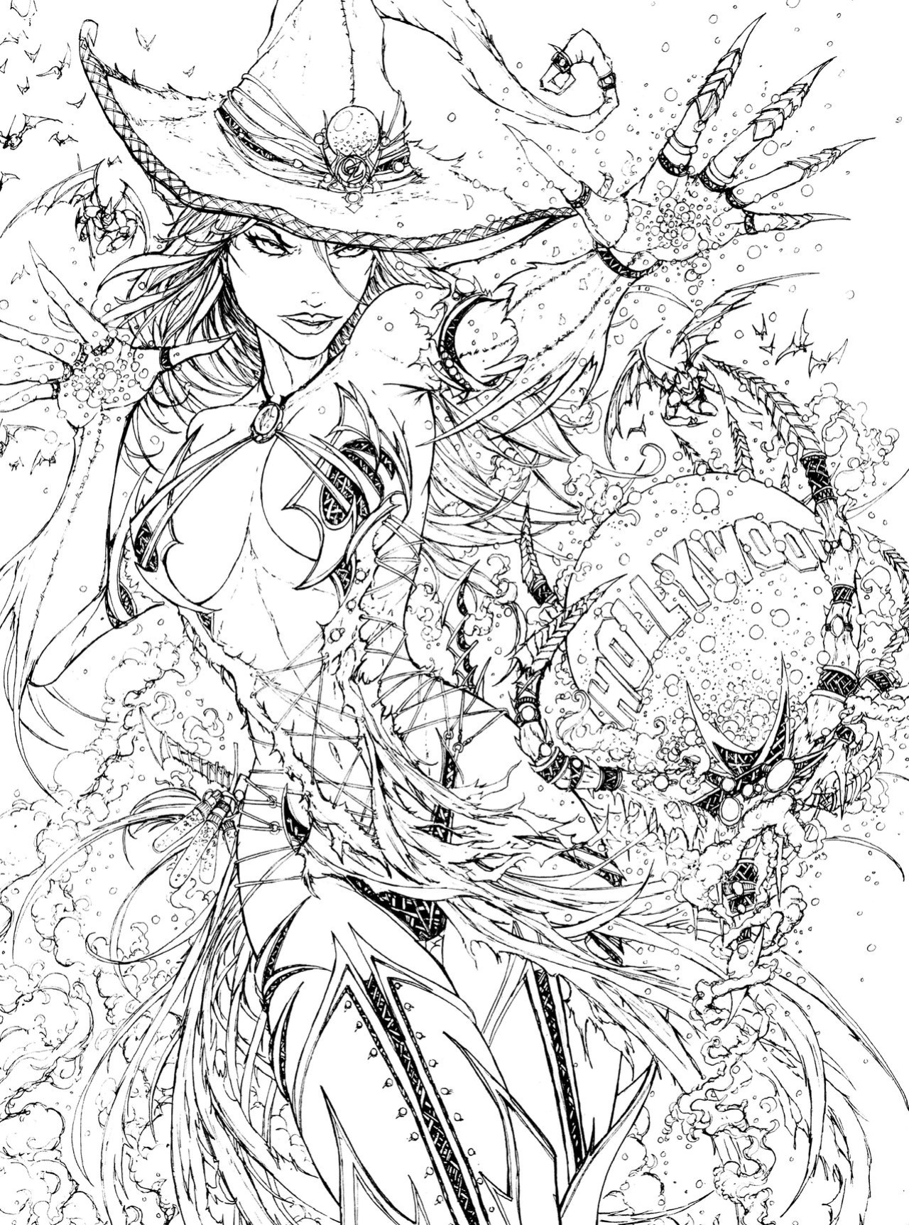 Grimm Fairy Tales Adult Coloring Book