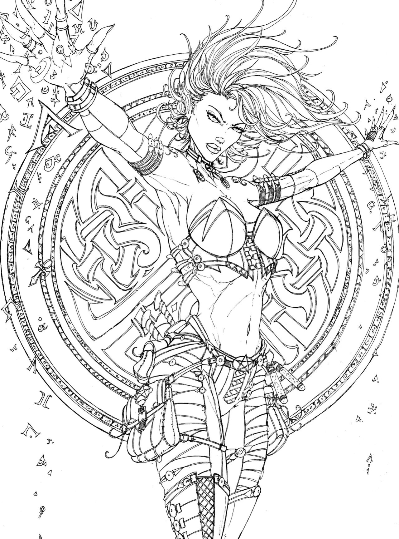 Grimm Fairy Tales Adult Coloring Book