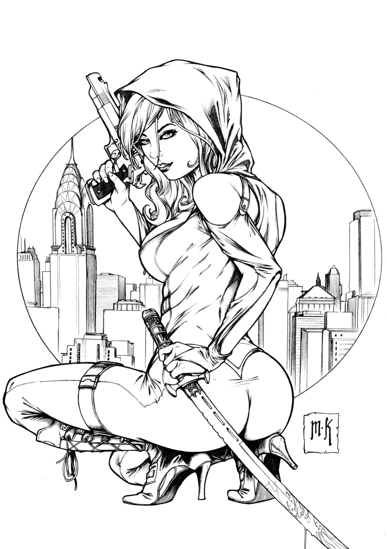 Grimm Fairy Tales Adult Coloring Book