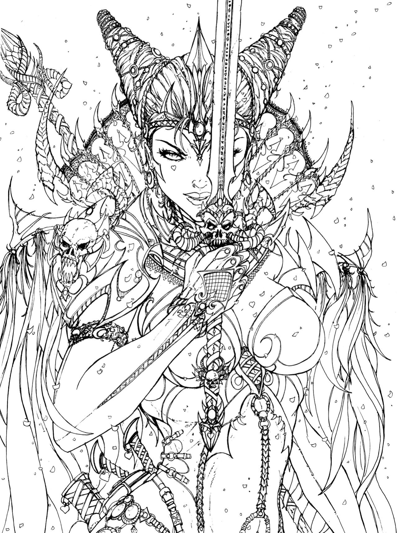 Grimm Fairy Tales Adult Coloring Book