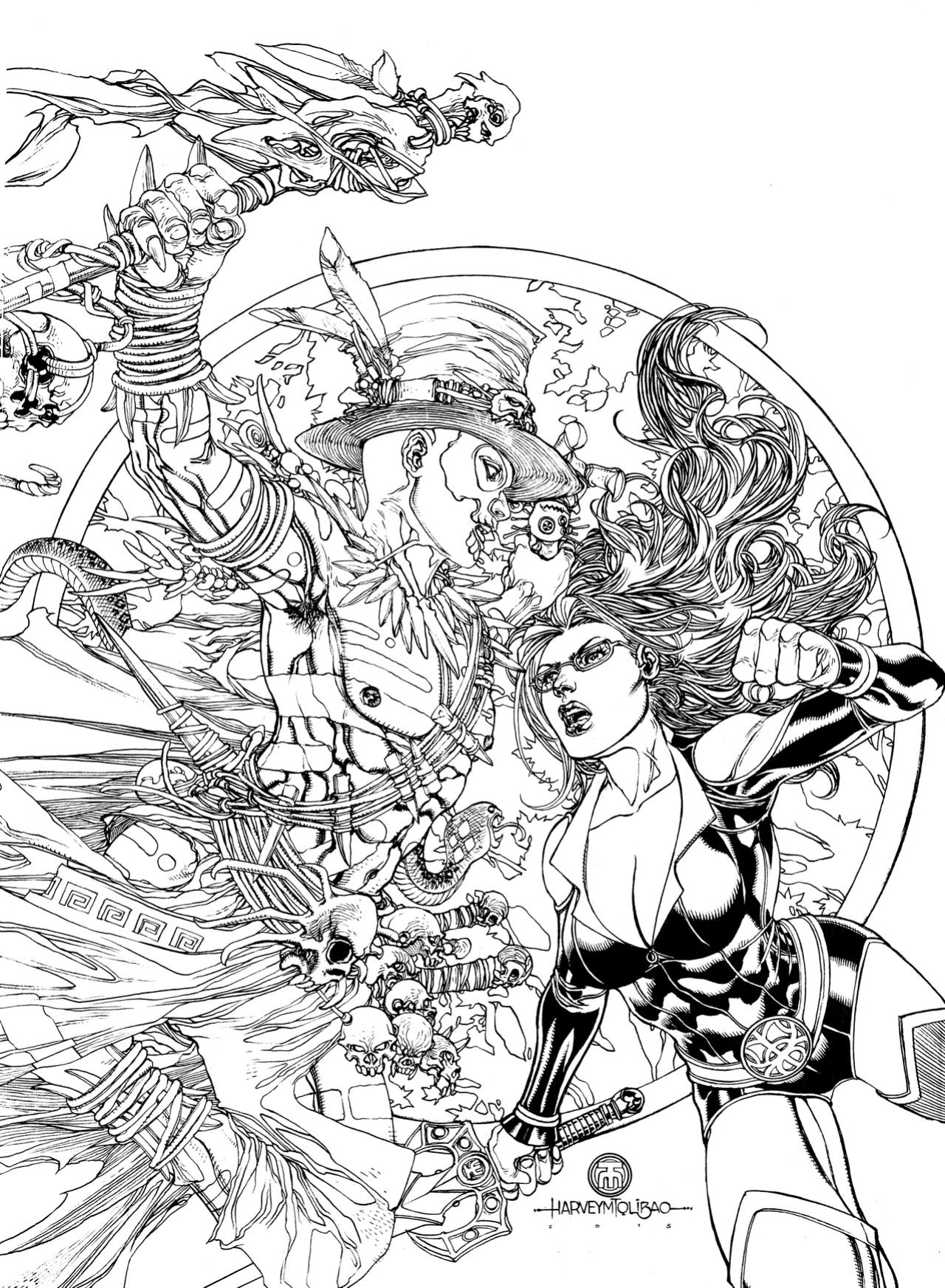 Grimm Fairy Tales Adult Coloring Book