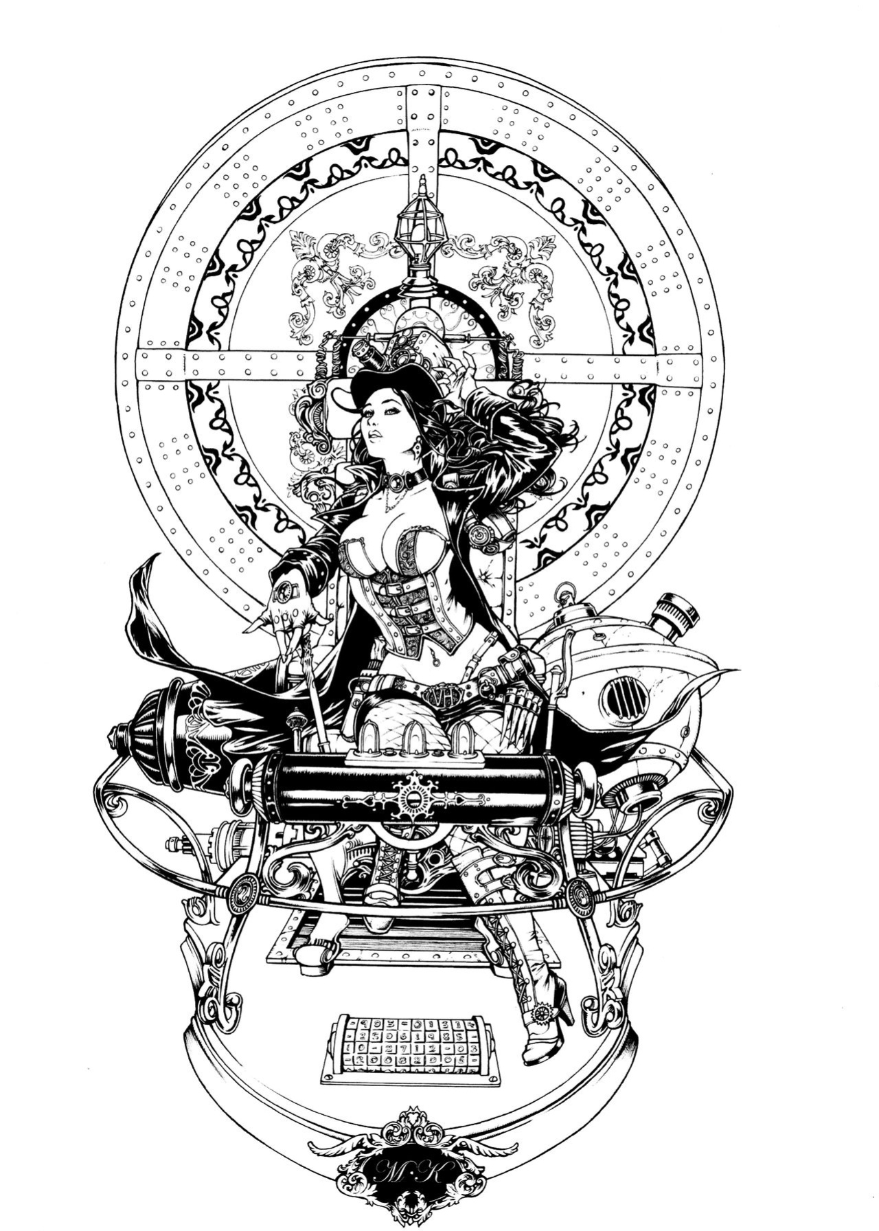 Grimm Fairy Tales Adult Coloring Book
