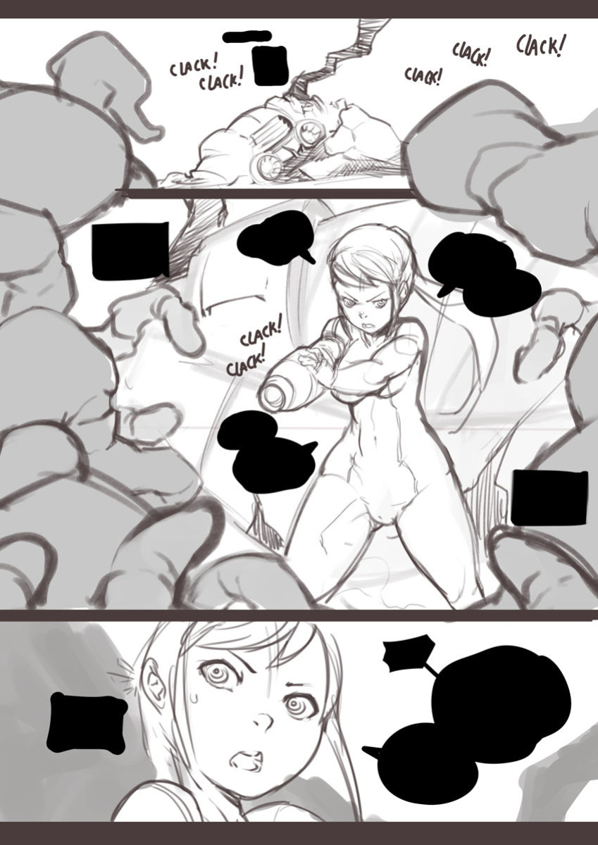 [Norasuko] Stranded (Metroid) (ENG) + original sketches.