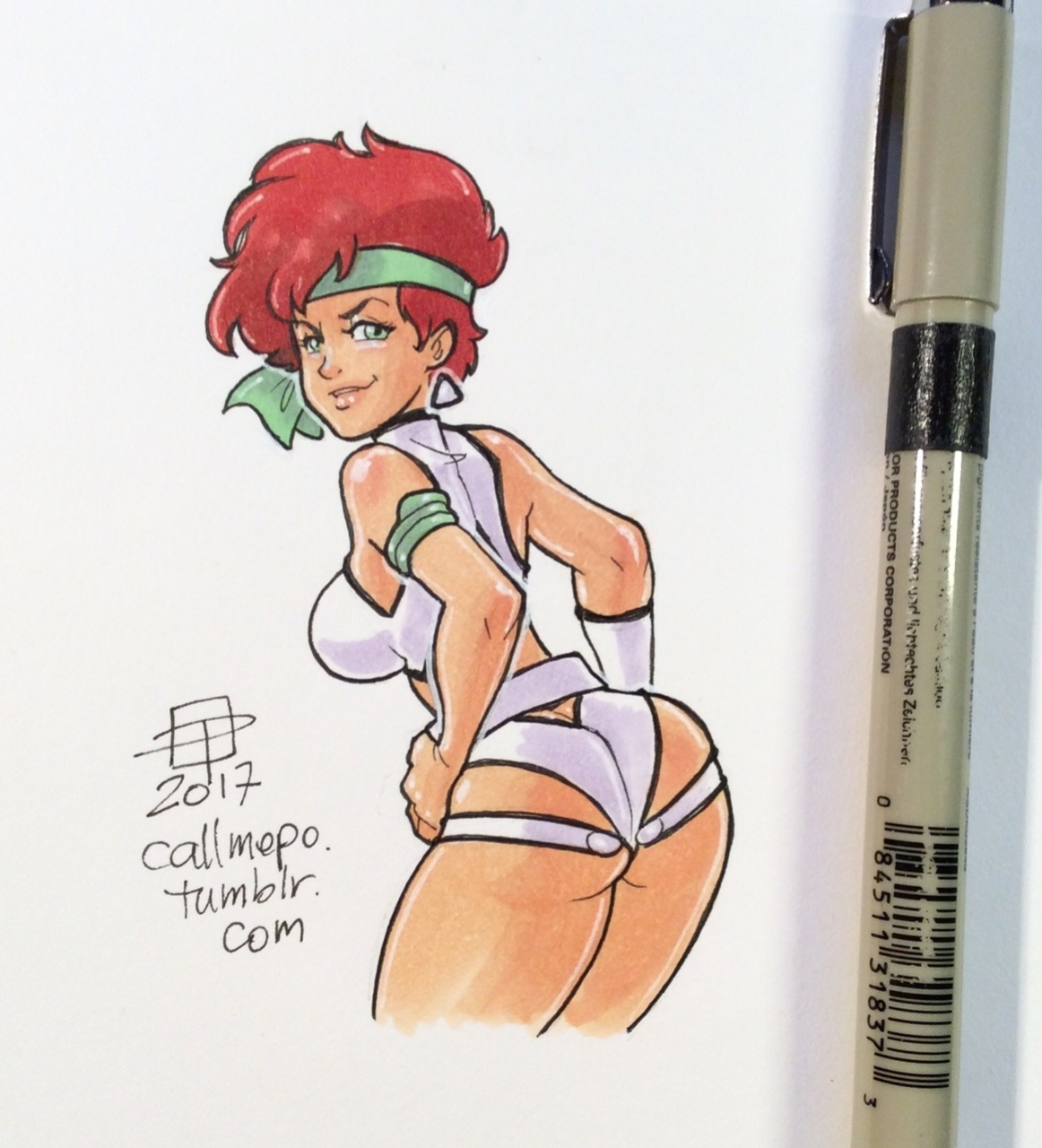 Callmepo - Short Shorts + Virgin Killer Sweater