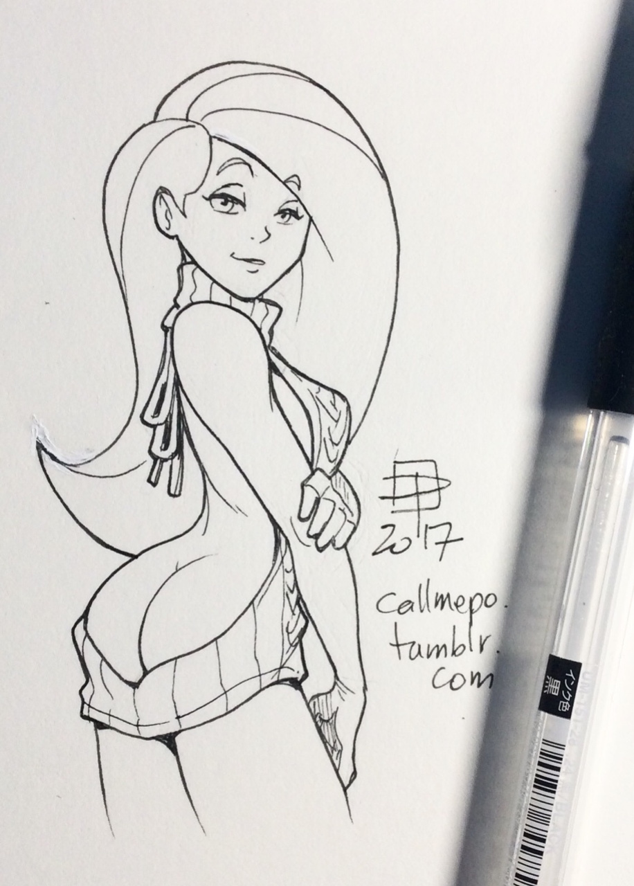 Callmepo - Short Shorts + Virgin Killer Sweater
