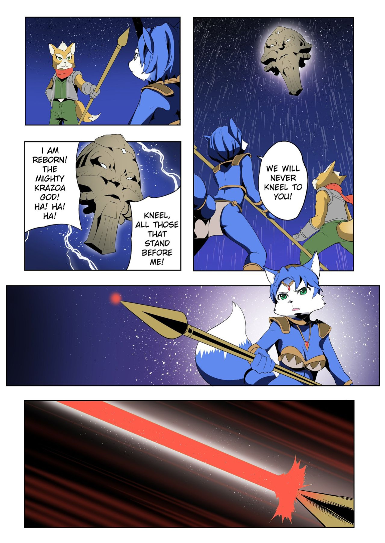 [Eudetenis] Krystal and Fox (Star Fox)