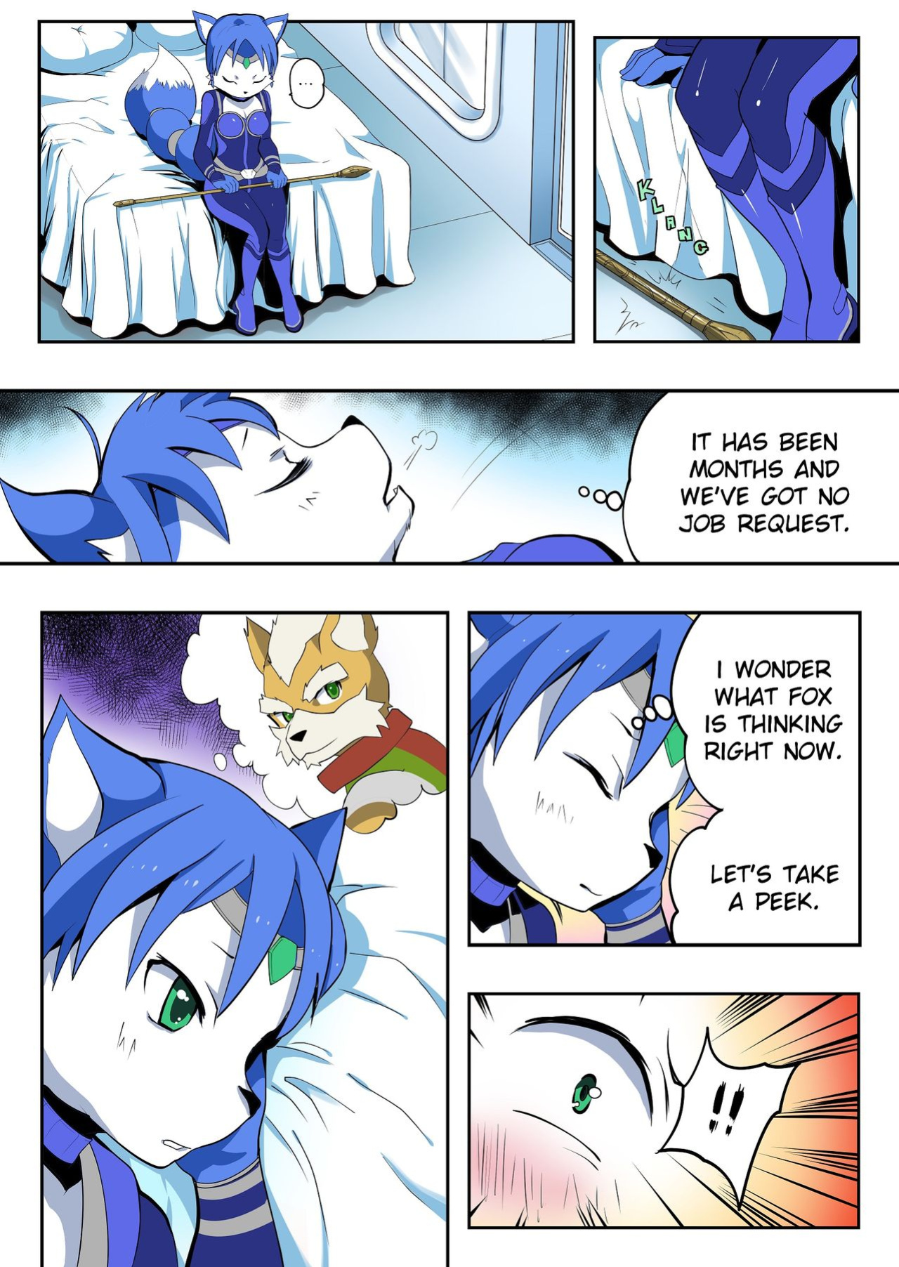 [Eudetenis] Krystal and Fox (Star Fox)