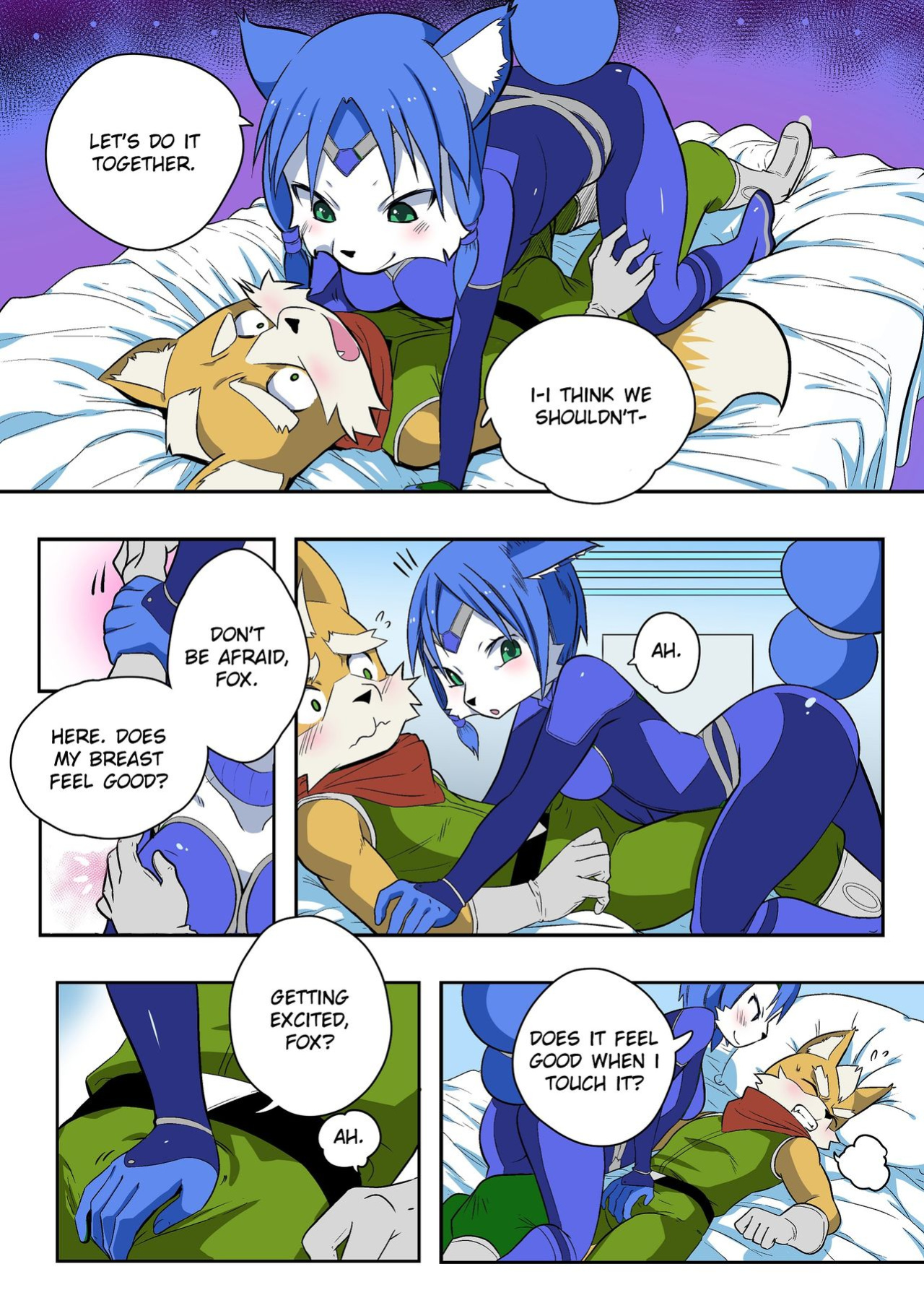 [Eudetenis] Krystal and Fox (Star Fox)