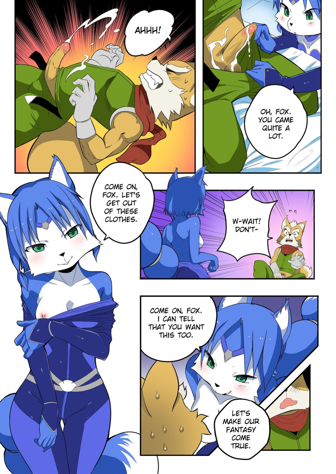 [Eudetenis] Krystal and Fox (Star Fox)